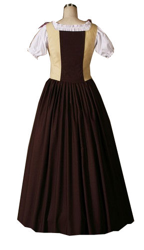 Ladies Medieval Tudor Wench Costume Size 14 - 16 Image